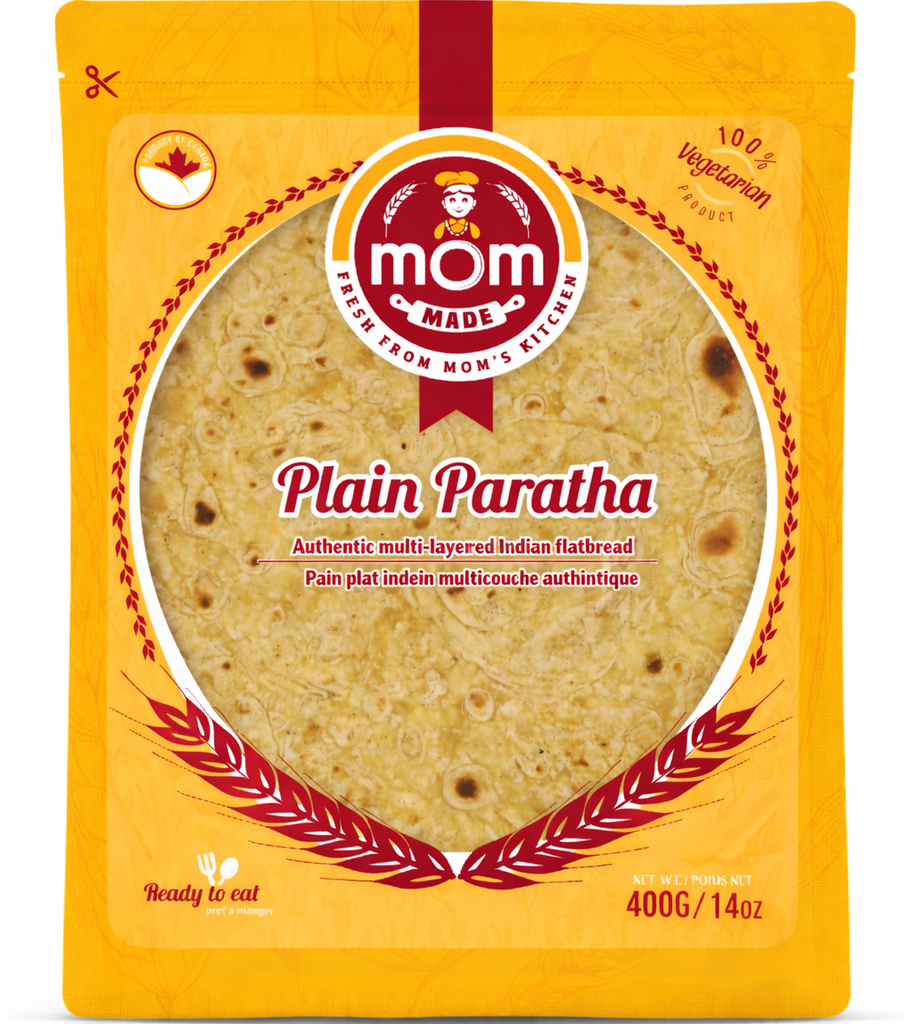 Mom Made Flatbread - Plain Paratha 4pc 400g