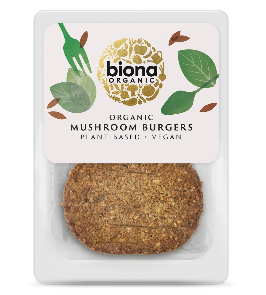 [15% OFF] Biona Organic Vegan Burger - Mushroom 150g