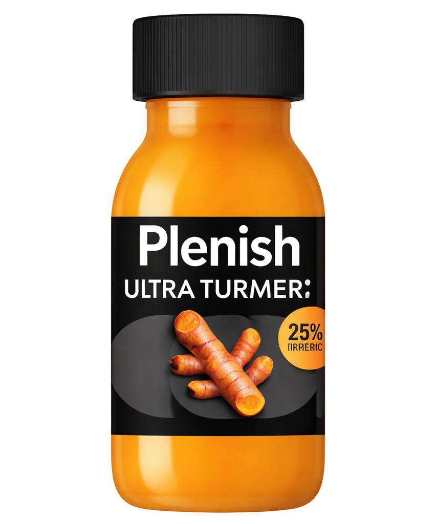 Plenish Juice Shots - CHILLED Ultra Turmeric X 12 X 60ml