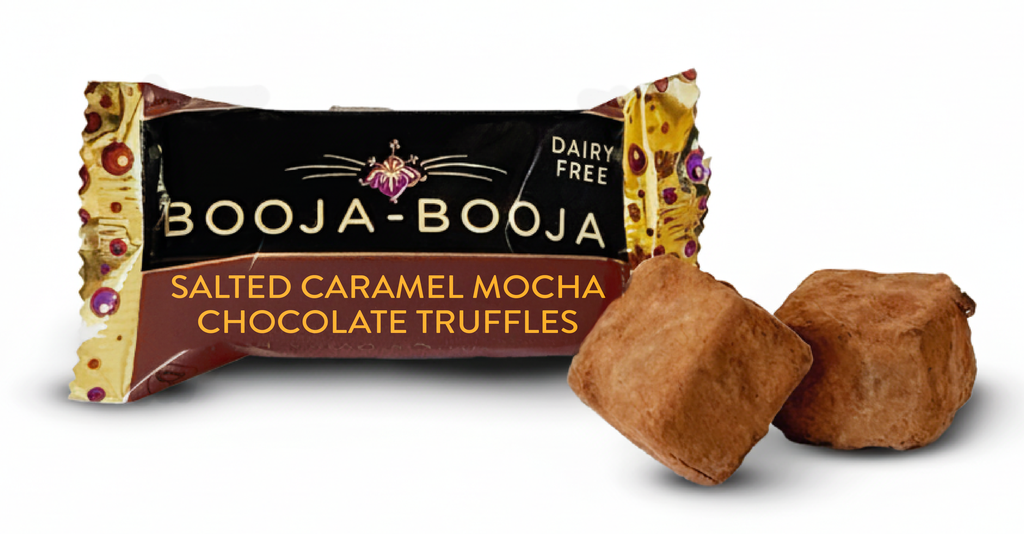 Booja Booja Vegan Chocolate Truffles - Salted Caramel Mocha 2pc 23g