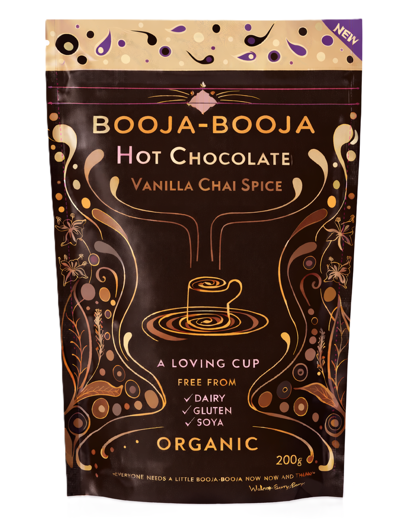 Booja Booja Vegan Hot Chocolate Powder - Vanilla Chai Spice 200g