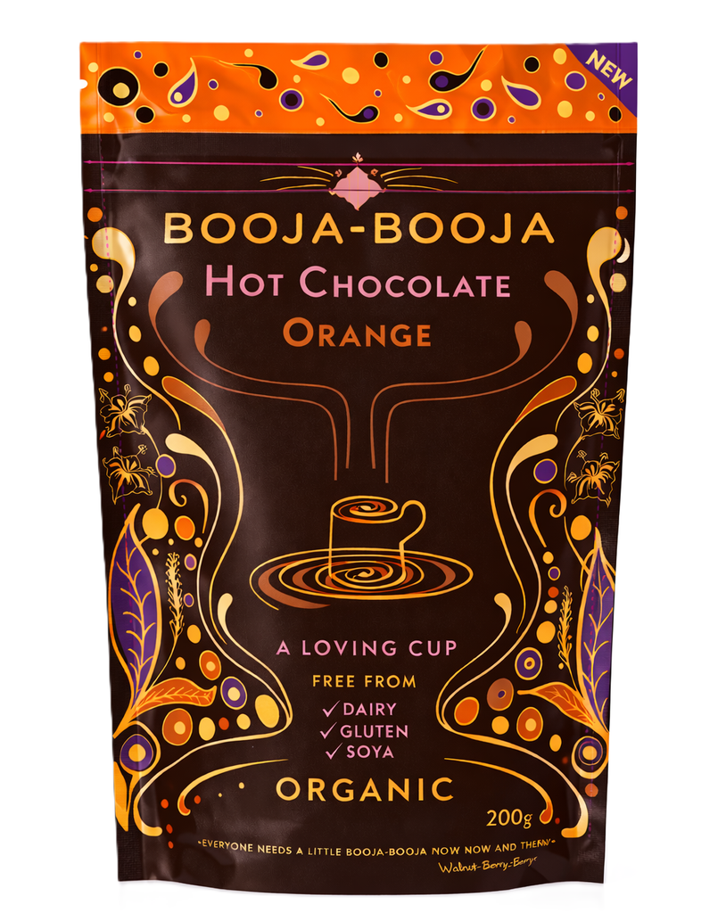 Booja Booja Vegan Hot Chocolate Powder - Orange 200g
