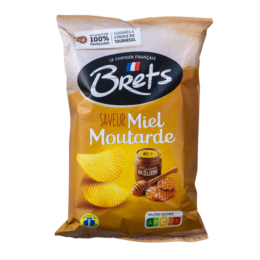 Brets Potato Crisps - Honey and Dijon Mustard X 10 X 125g