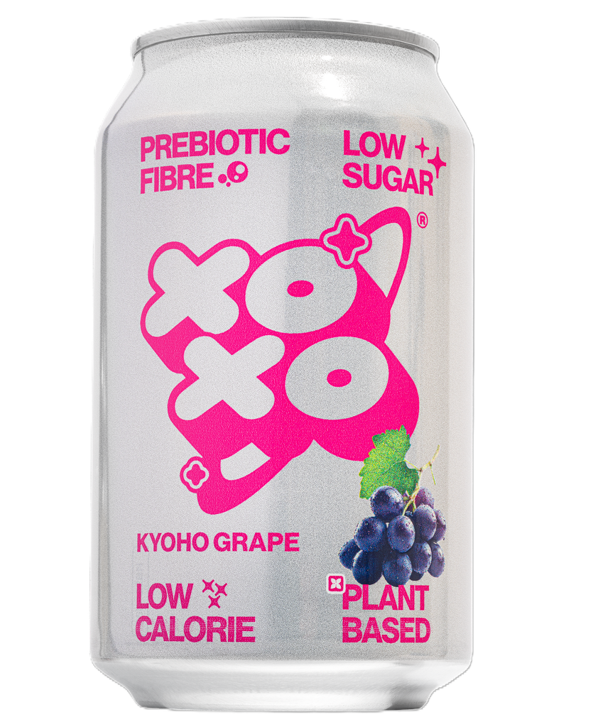 [25% OFF] XOXO Prebiotic Sparkling Soda - Kyoho Grape X 12 X 330ml
