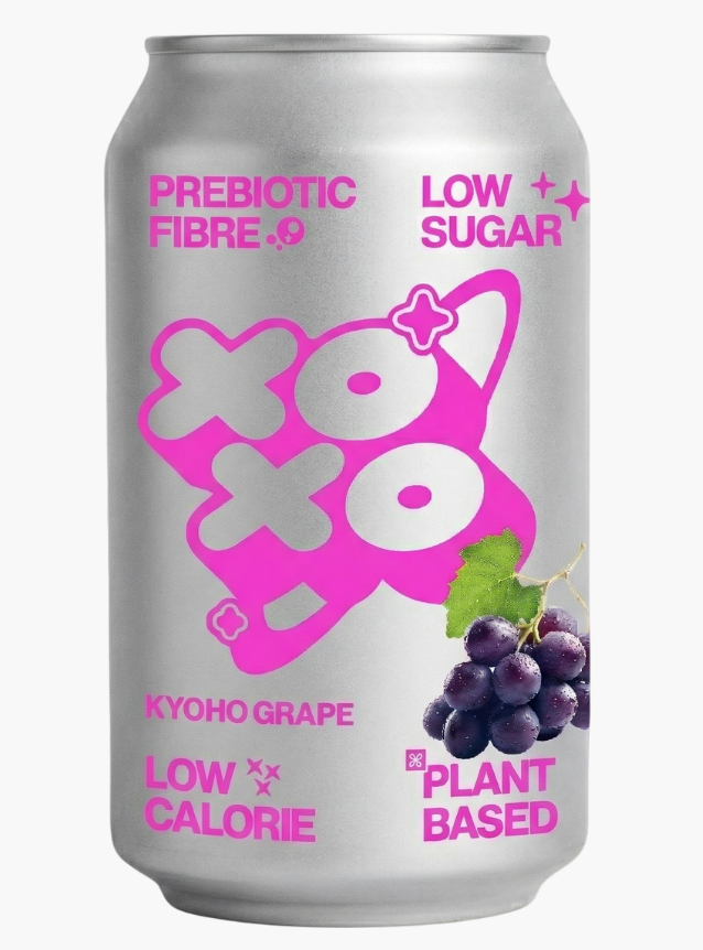 XOXO Prebiotic Sparkling Soda - Kyoho Grape X 12 X 330ml