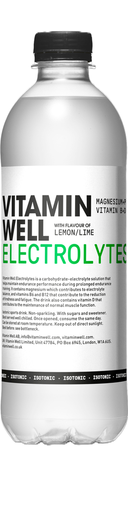 Vitamin Well Electrolyte Drink - Isotonic X 12 X 500ml
