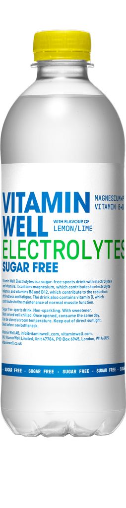 Vitamin Well Electrolyte Drink - Sugar Free X 12 X 500ml