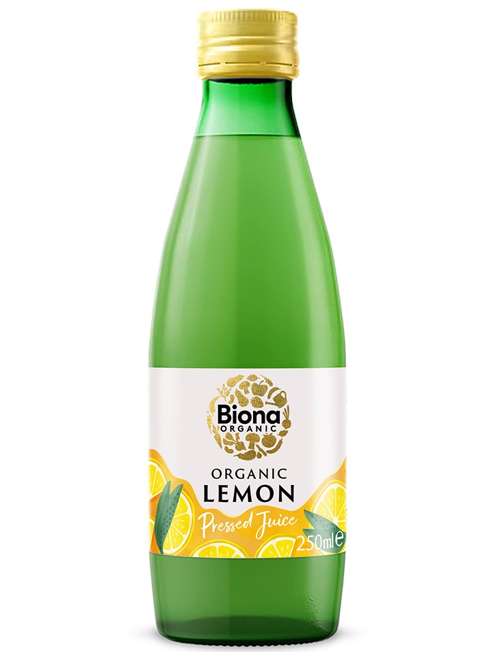 Biona Organic Pressed Juice - Lemon X 6 X 250ml