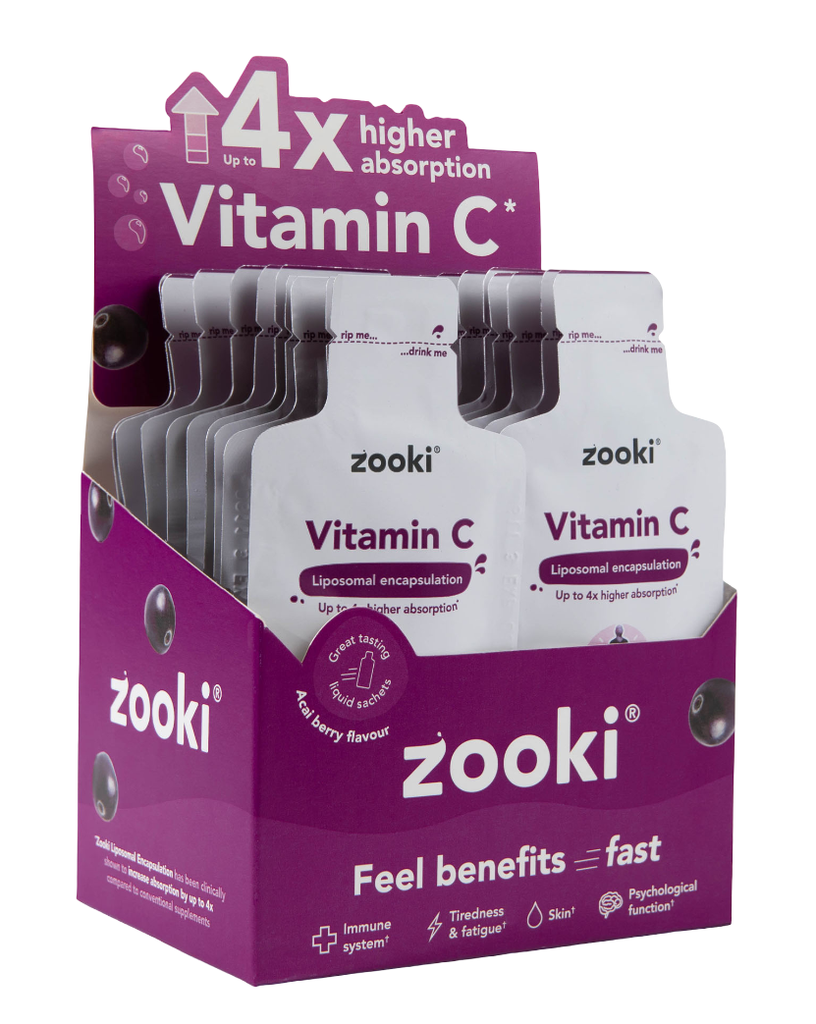 [15% OFF] Zooki Food Supplements - Liquid Vitamin C 1000mg Acai Berry X 20 X 15ml