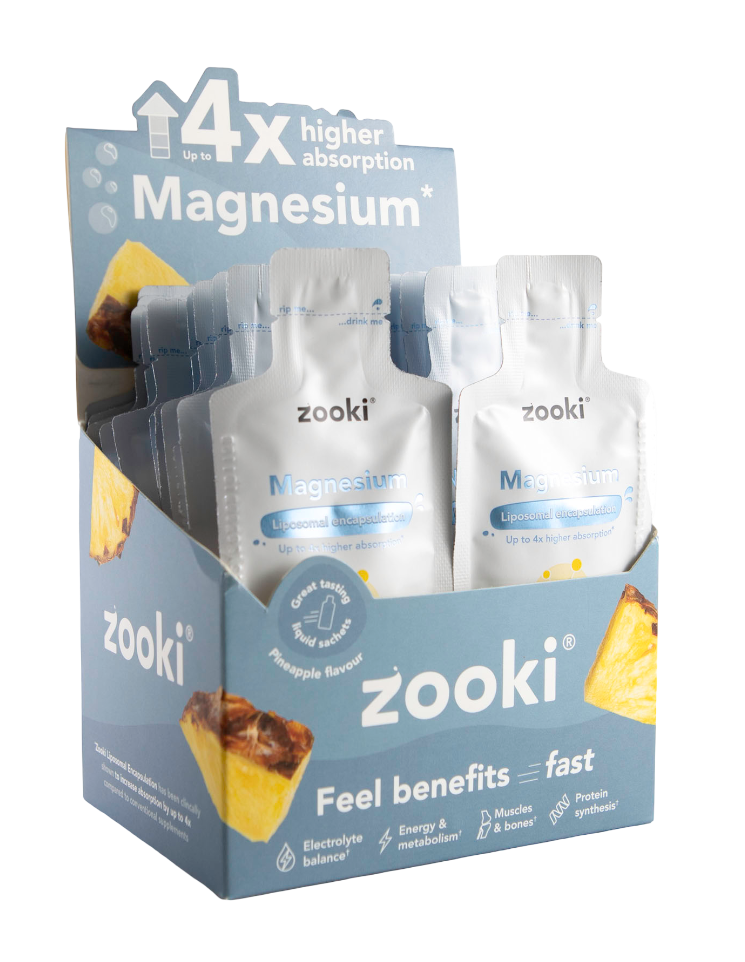 [15% OFF] Zooki Food Supplements - Liquid Magnesium 2000mg Pineapple X 20 X 17ml