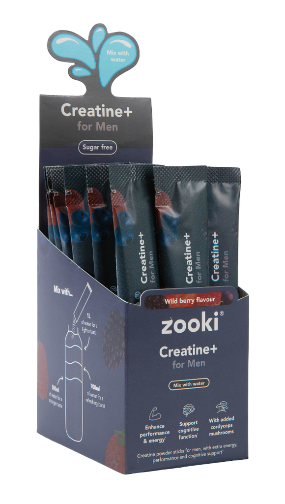[15% OFF] Zooki Food Supplements - Powder Creatine Wild Berry X 20 X 6.78g