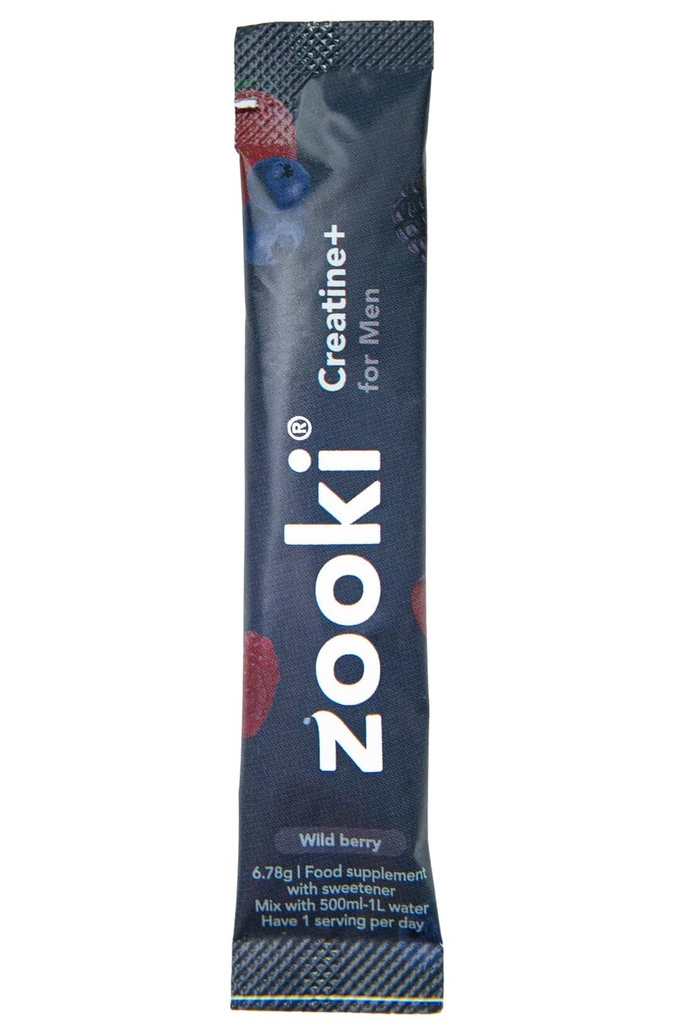[20% OFF] Zooki Food Supplements - Powder Creatine Wild Berry X 20 X 6.78g