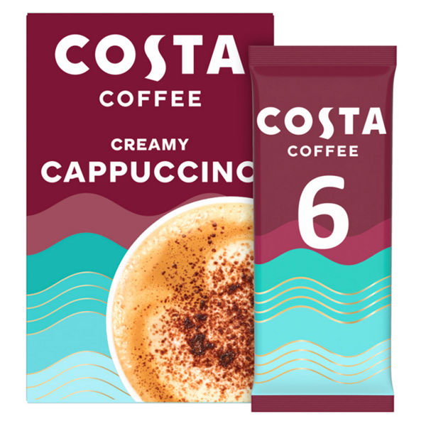 Costa Coffee - Creamy Cappuccino X 5 X (6x17g)