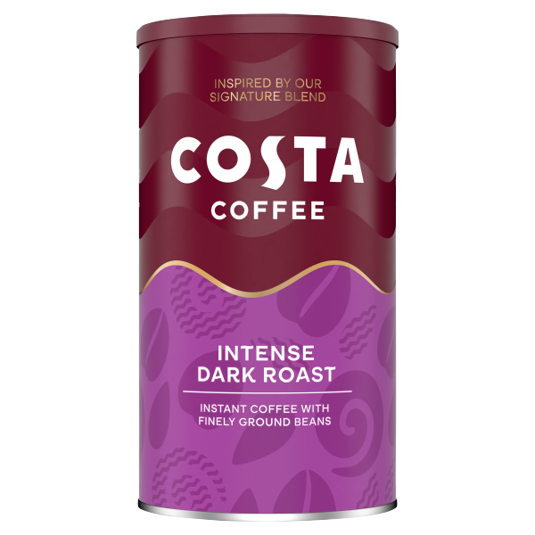 Costa Instant Coffee - Intense Dark Roast X 6 X 100g
