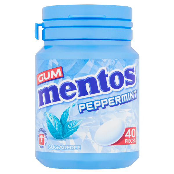Mentos Chewing Gum - Peppermint X 4 X (6x56g)