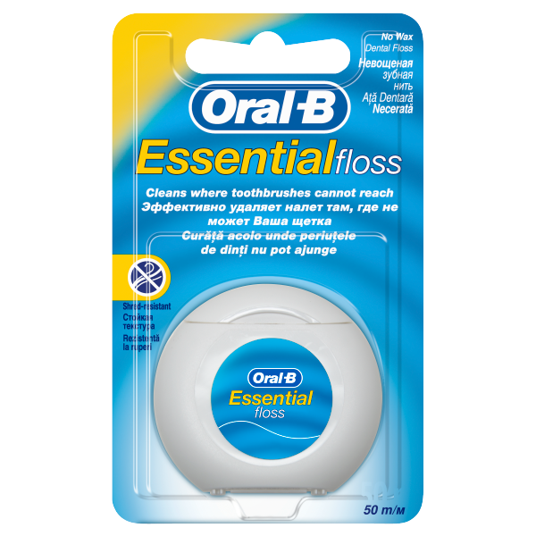 Oral B Essential Floss - Pack of 12 50m