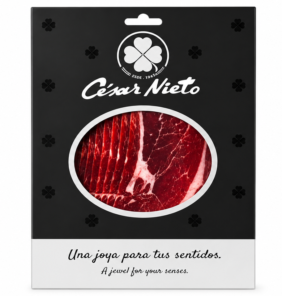 Cesar Nieto Iberico Cured Pork - Cebo De Campo Ham 100g