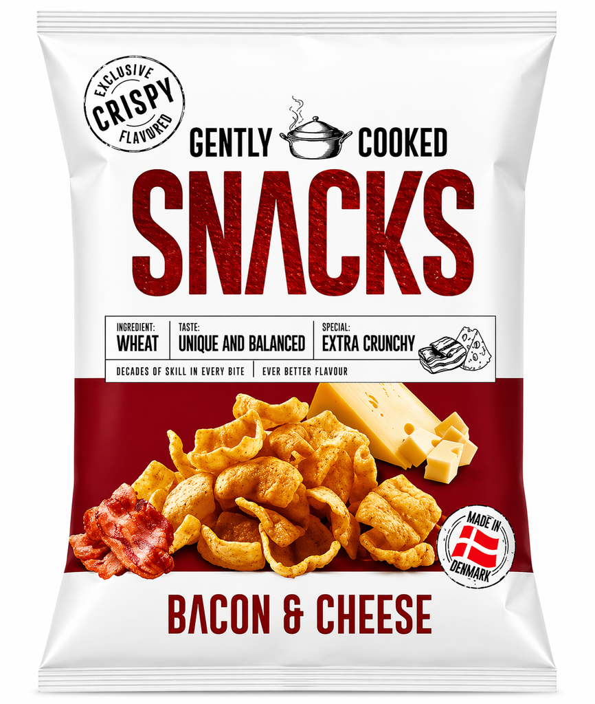 [35% OFF] [CLEARANCE] (BBD 29/09) Crispy Snacks - Bacon and Cheese X 12 X 60g
