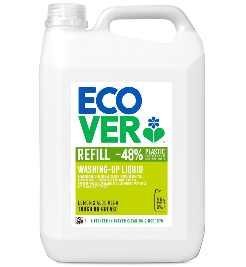 Ecover Washing Up Liquid - Lemon and Aloe Vera 5L
