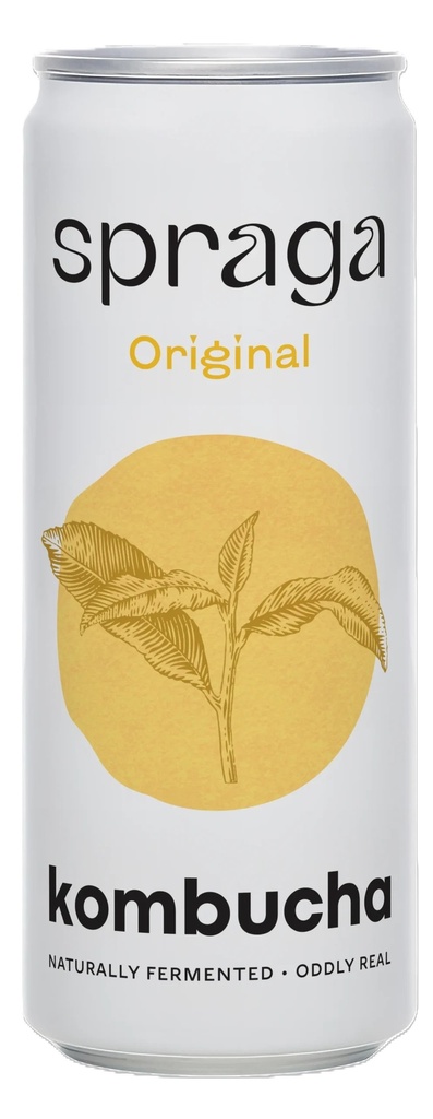 Spraga Organic Kombucha - CAN Original X 12 X 330ml