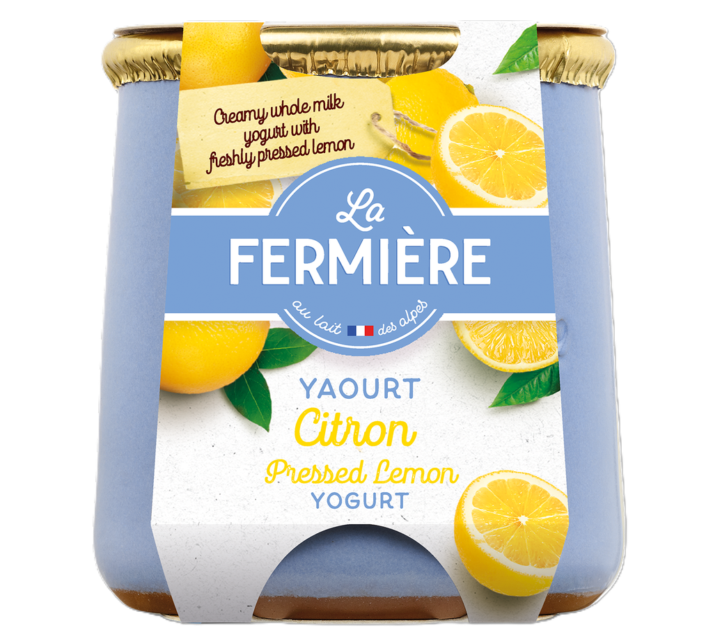[30% OFF [CLEARANCE] (BBD 16/08) La Fermiere Fruit Yoghurt - Pressed Lemon 140g