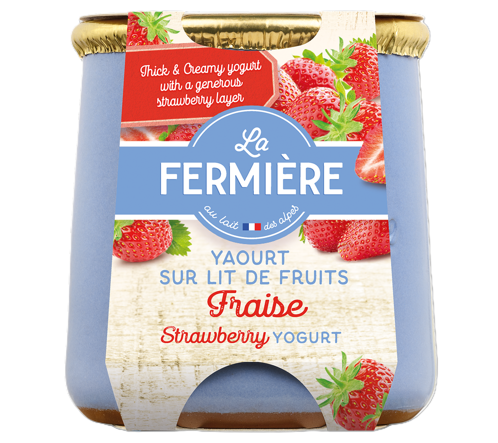 La Fermiere Fruit Yoghurt - Strawberry 140g