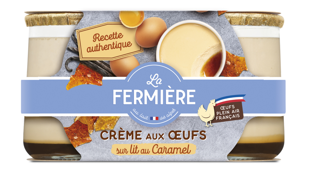 [30% OFF [CLEARANCE] (BBD 13/08) La Fermiere Dessert - Creme Caramel (2x150g)