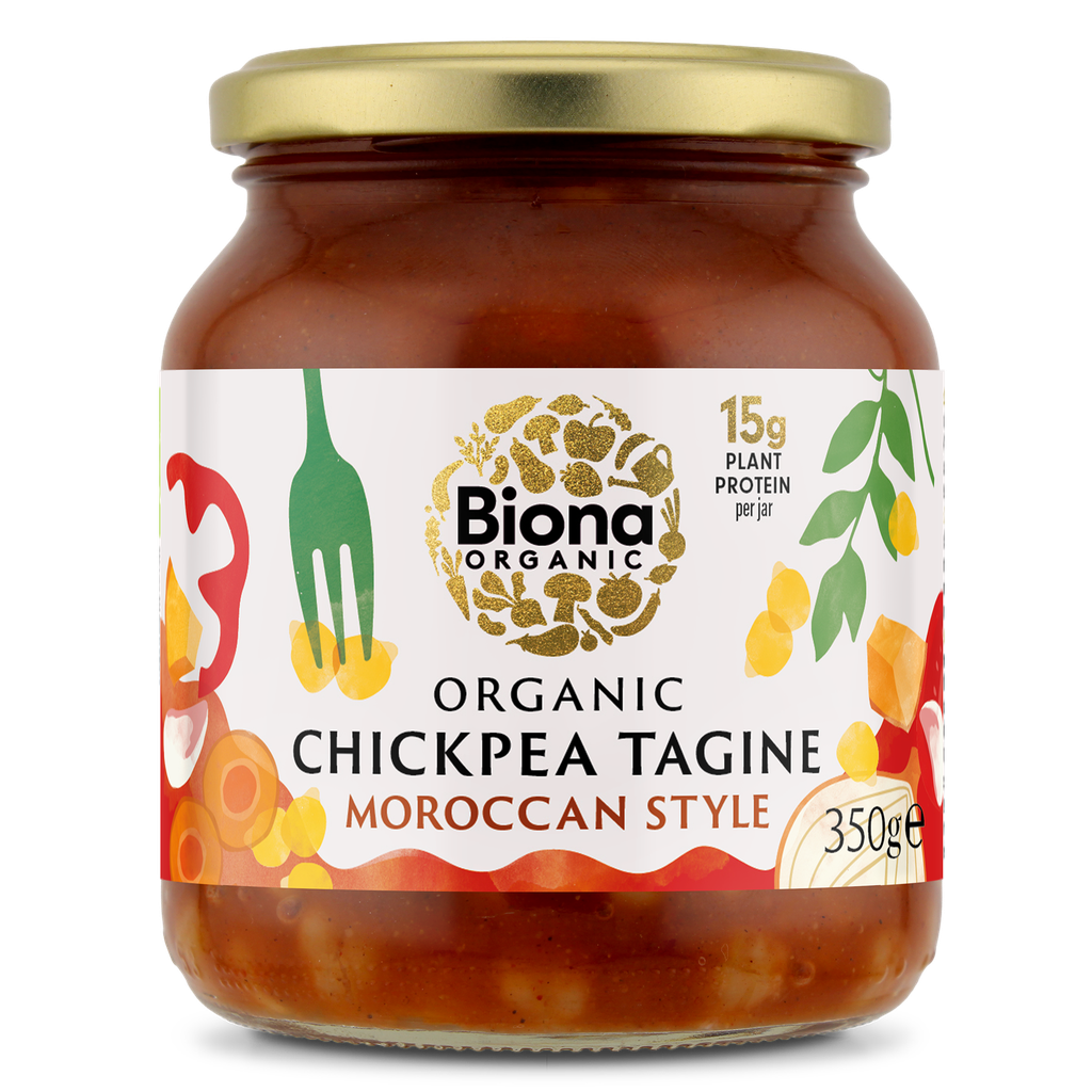 [15% OFF] Biona Organic Ready Meals - Moroccan Style Chickpea Tagine X 6 X 350g