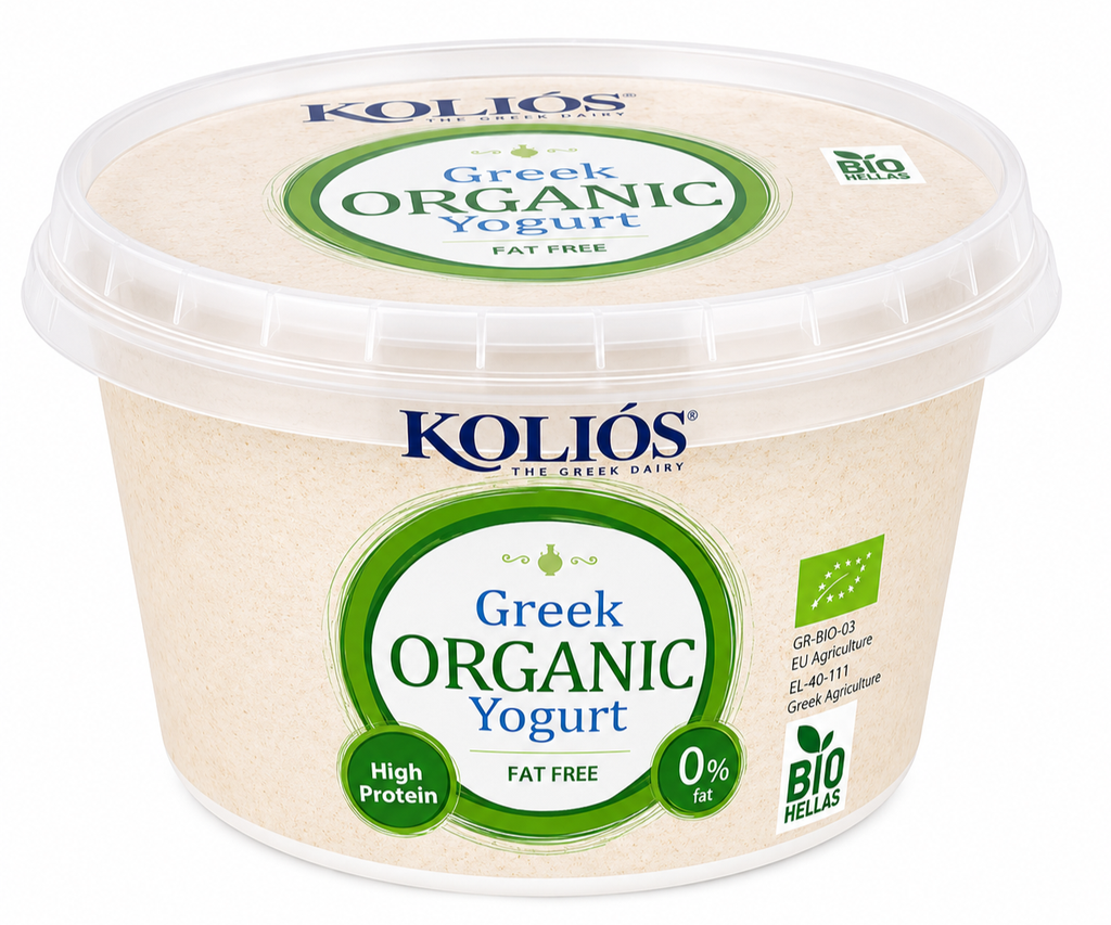 Kolios Organic High Protein Greek Yoghurt - Fat Free 500g