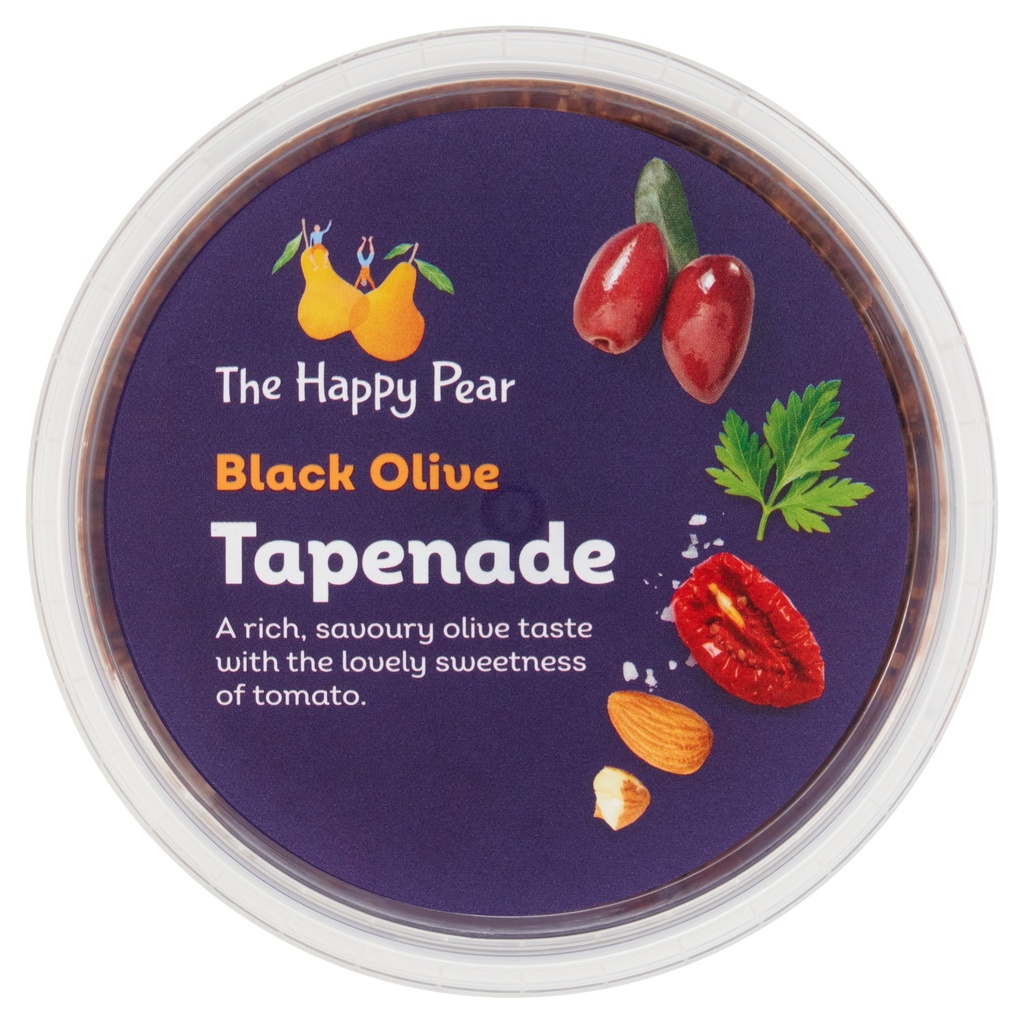 The Happy Pear Vegan Spread - Black Olive Tapenade 135g