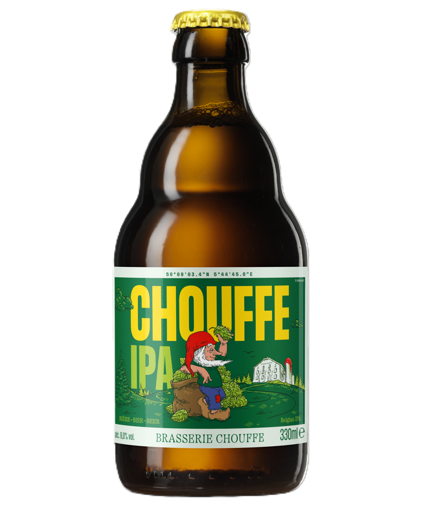 Chouffe Belgian Beer - BOTTLE Blonde IPA 9% ABV X 12 X 330ml