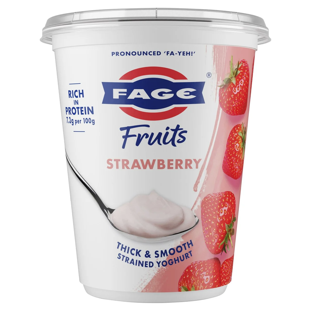 Total Greek Strained Yoghurt - MEDIUM Strawberry 380g