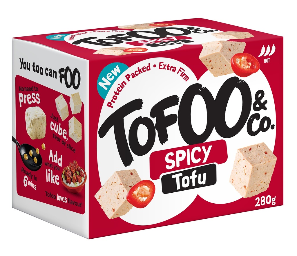 The Tofoo Co Tofu - Spicy 280g