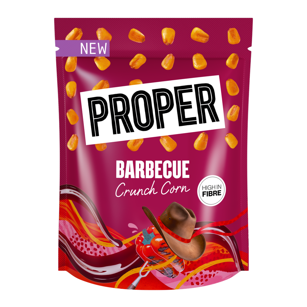 Proper Crunchy Corn Snack - Barbecue X 7 X 125g