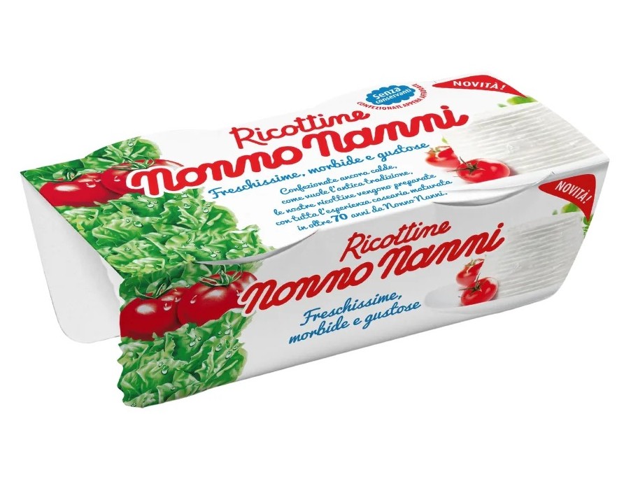 [50% OFF [CLEARANCE] (BBD 25/08) Nonno Nanni Italian Cheese - Ricotta (2x100g)