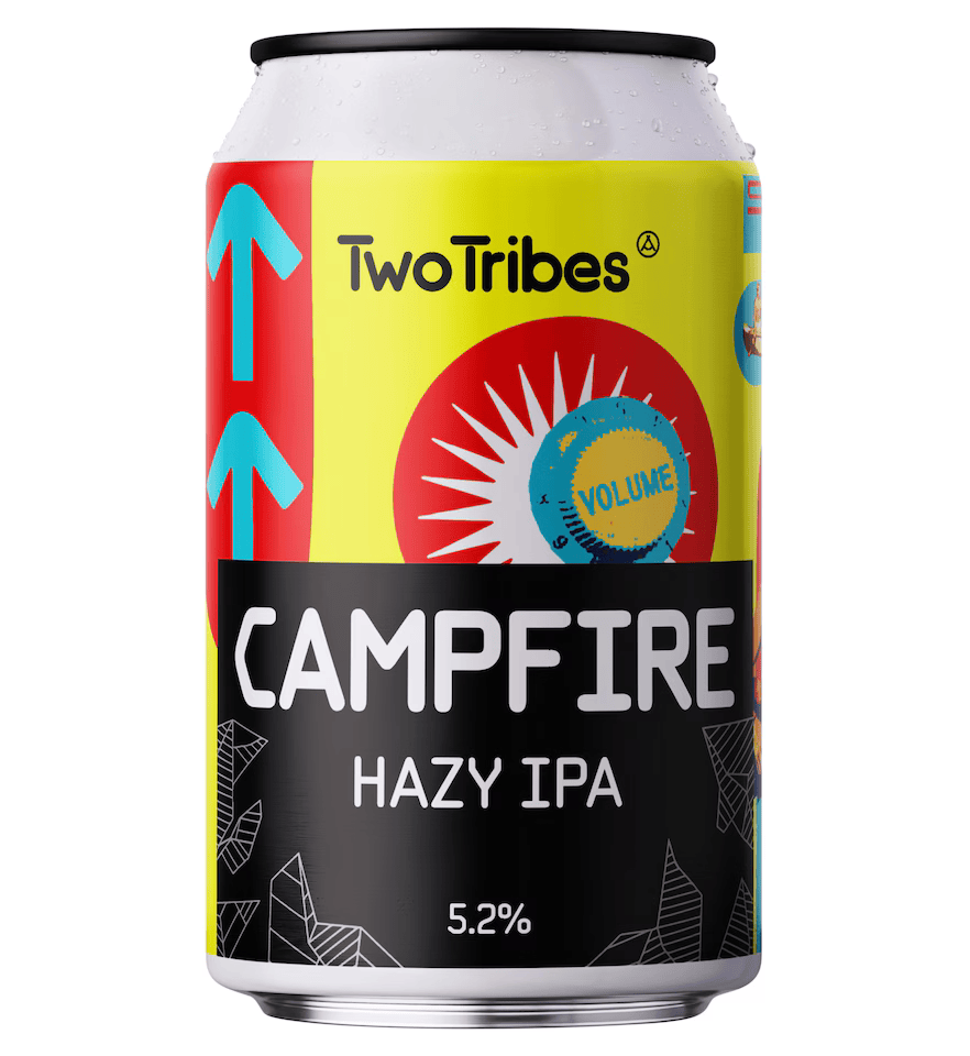 [15% OFF] Two Tribes Craft Beer - Campfire Hazy IPA 5.2% ABV X 12 X 330ml