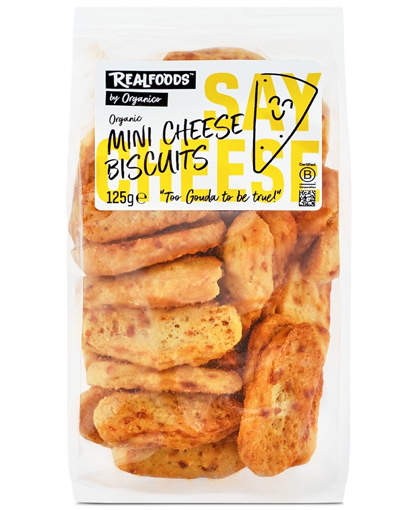 Organico Organic Mini Biscuits - Cheese X 10 X 125g