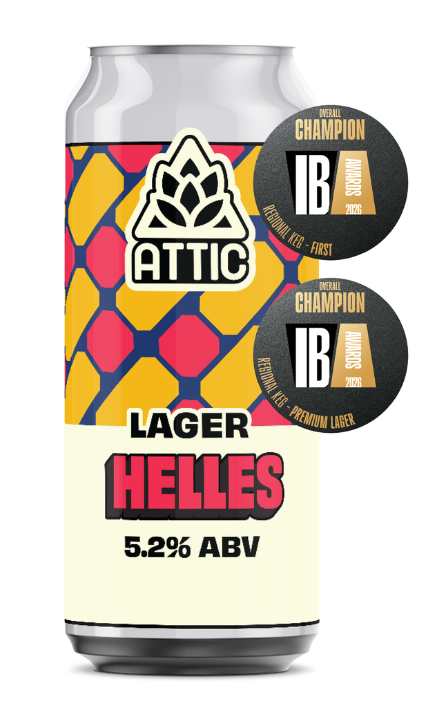 [10% OFF] Attic Beer - Helles Lager 5.2% ABV X 12 X 440ml