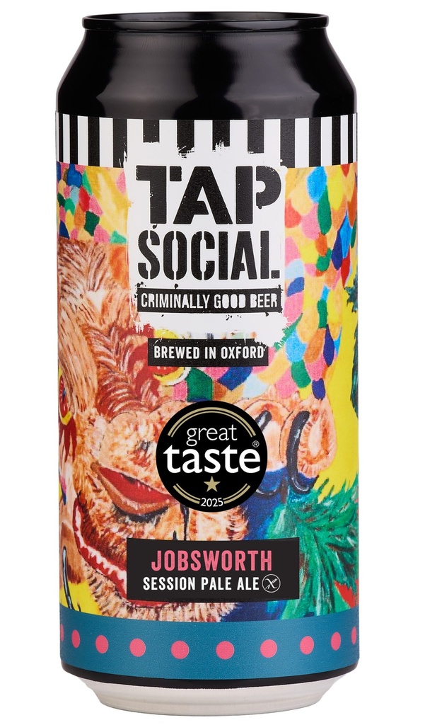Tap Social Movement Beer - Jobsworth Session Pale Ale 3.40% ABV X 12 X 440ml