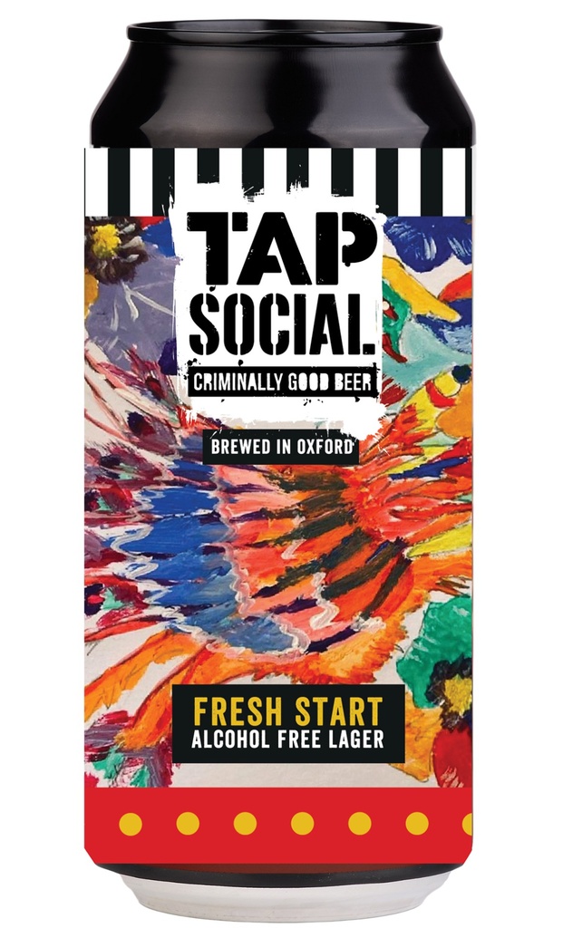 Tap Social Movement Alcohol Free Beer - Fresh Start Lager 0.50% X 12 X 440ml
