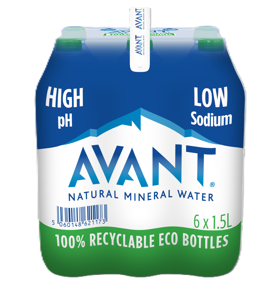 Avant Natural Mineral Bottled Water - LARGE X 6 X 1.5L