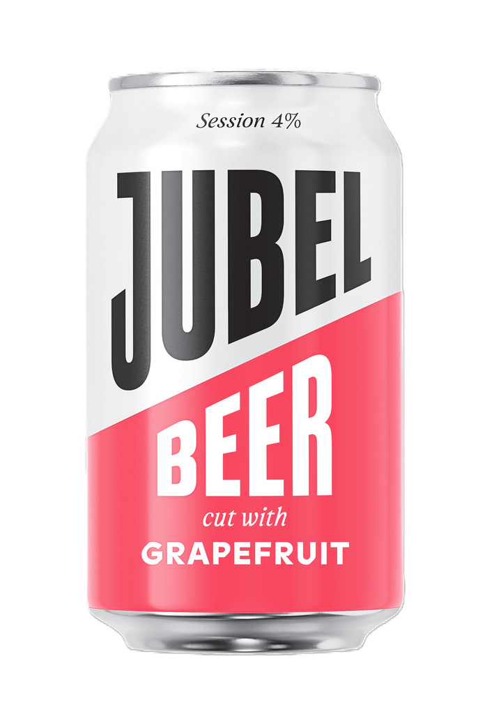 Jubel Beer  - CAN Cut with Grapefruit Session Lager 4% ABV X 12 X 330ml