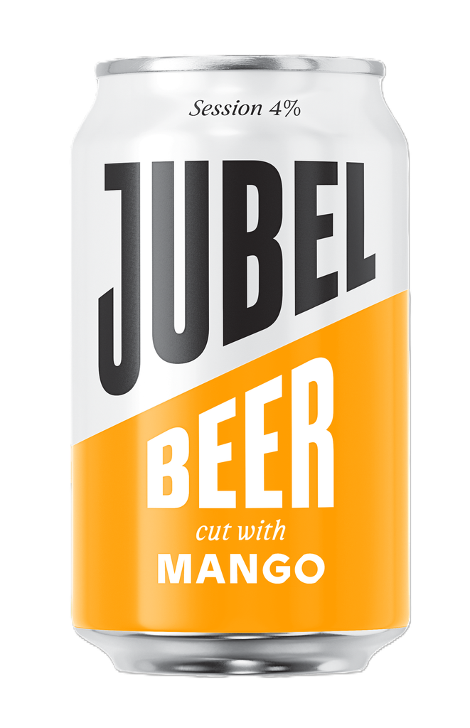 Jubel Beer  - CAN Cut with Mango Session Lager 4% ABV X 12 X 330ml