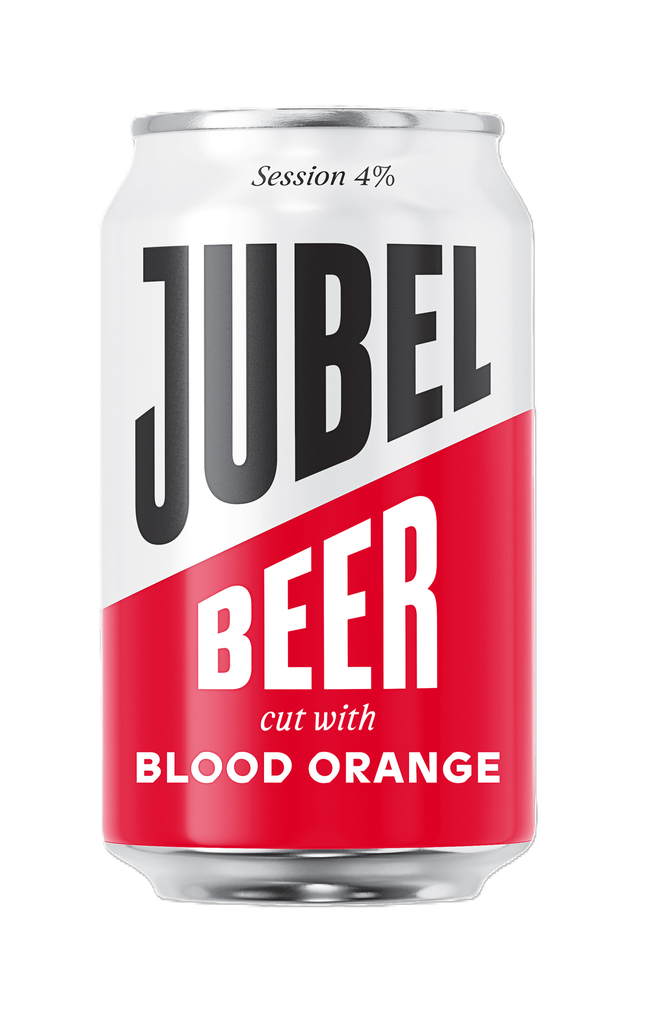 Jubel Beer  - CAN Cut with Blood Orange Session Lager 4% ABV X 12 X 330ml