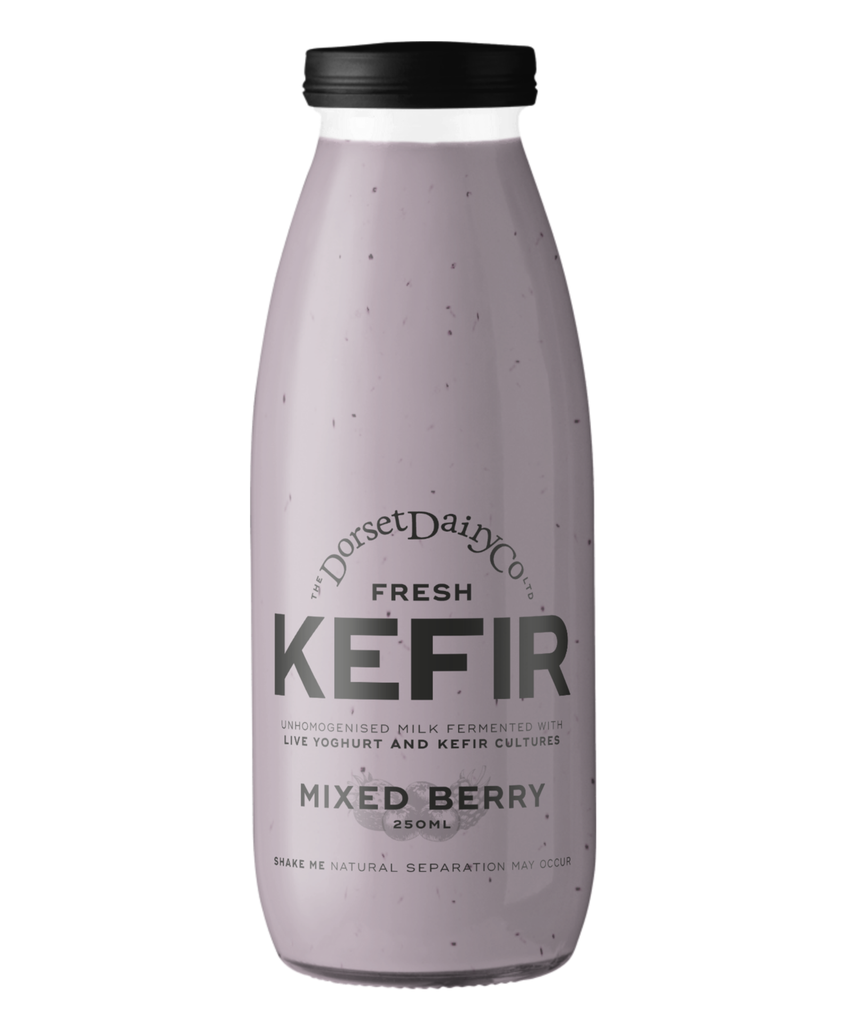 [50% OFF] [CLEARANCE] (BBD 12/08)  The Dorset Dairy Co Fresh Kefir - SMALL Mixed Berry 250ml