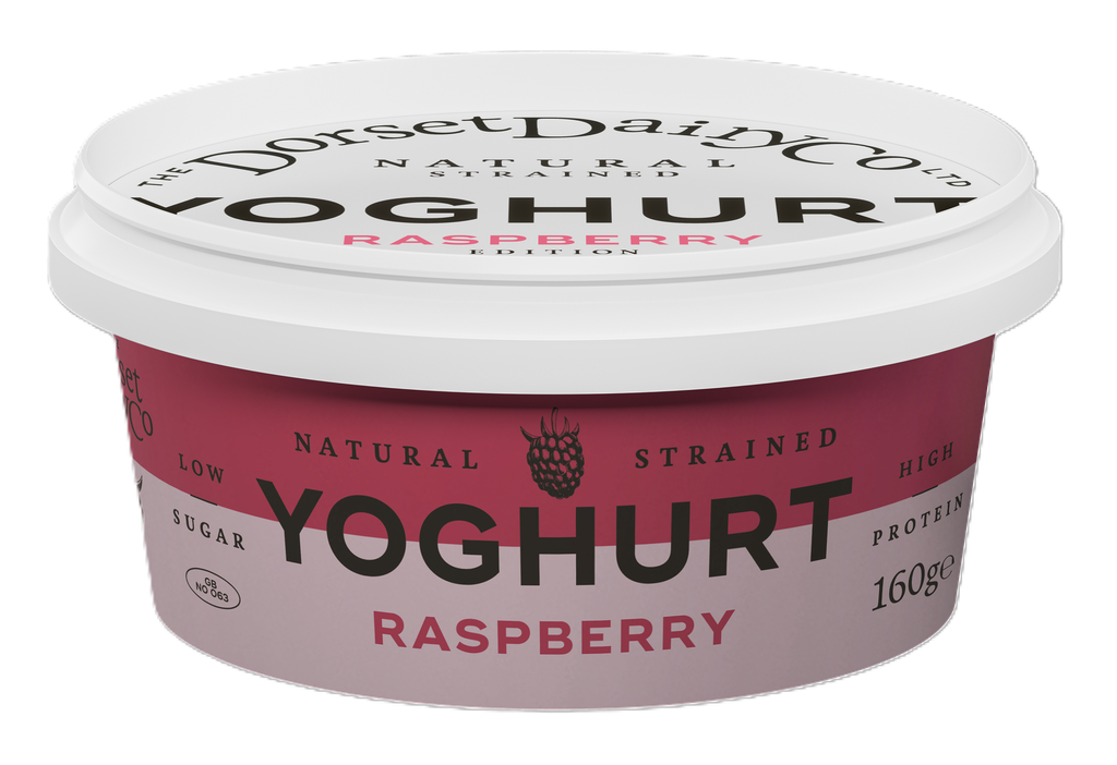 The Dorset Dairy Co Natural Strained Yogurt - Raspberry 160g
