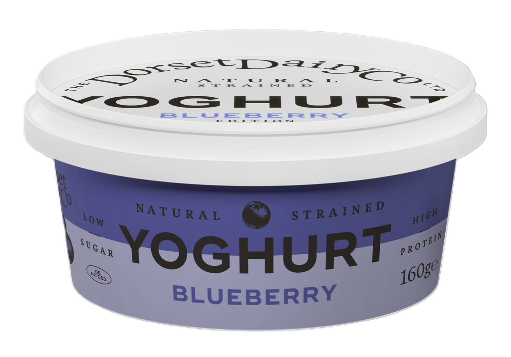 The Dorset Dairy Co Natural Strained Yogurt - Blueberry 160g