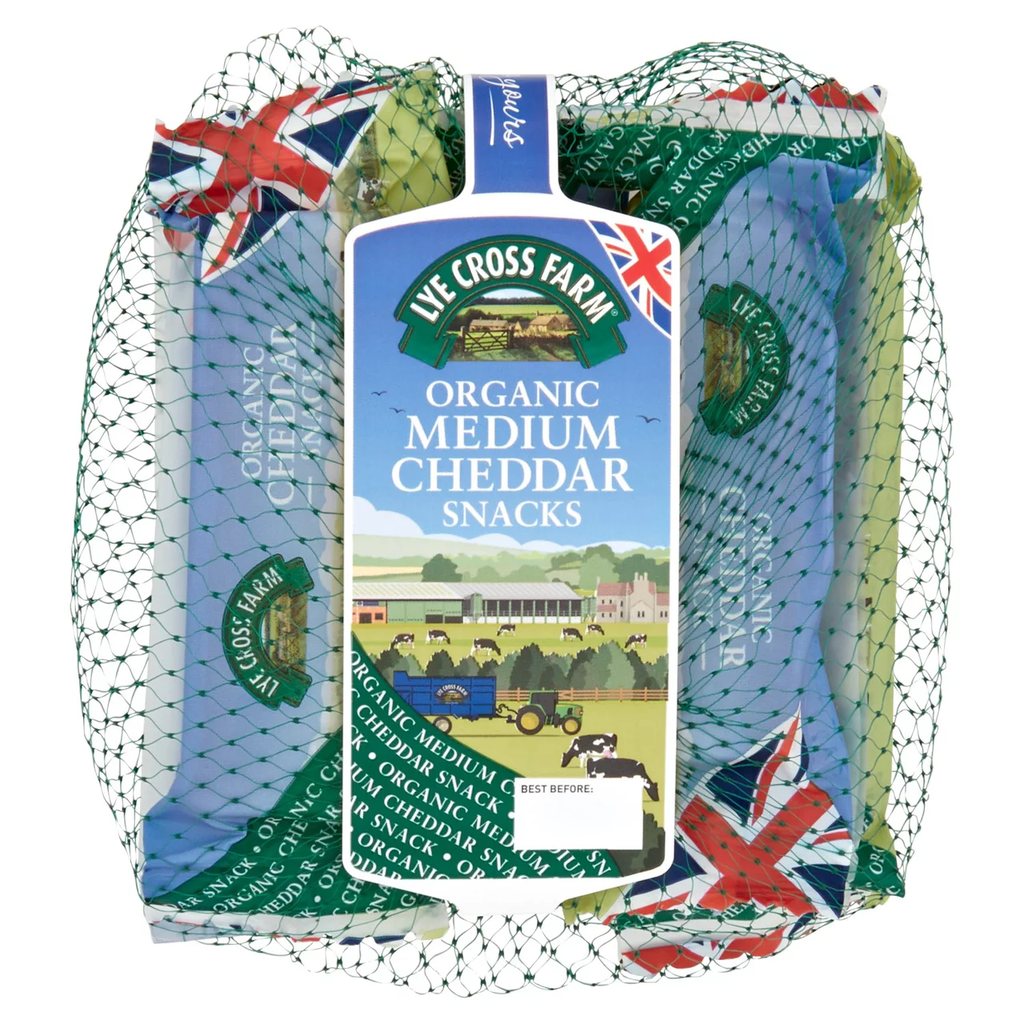Lye Cross Organic Stick Snack - MPK Medium Cheddar (5x20g)