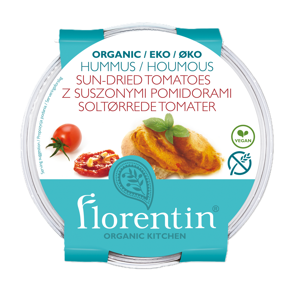 Florentin Organic Houmous - Sundried Tomotoes 170g