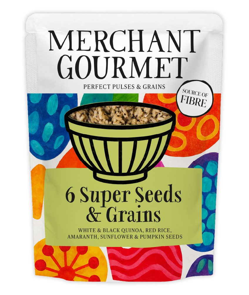 Merchant Gourmet Cooked Pulses - Super Seed Mix X 6 X 250g
